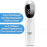 YAMI Digital Infrared Thermometer Non-contact Ear Forehead Dual Mode High Precision Thermometer